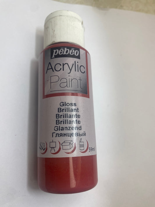 PINTURA ACRÍLICA 59ml 49_rojo bordeaux mate