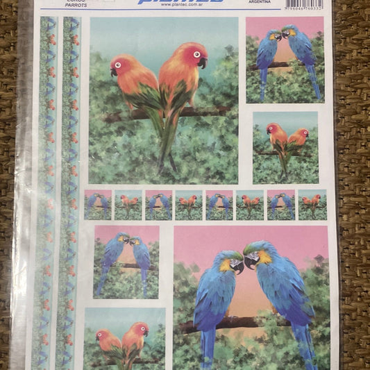 LAMINAS PARA DECOUPAGE   21x29 naturaleza ave