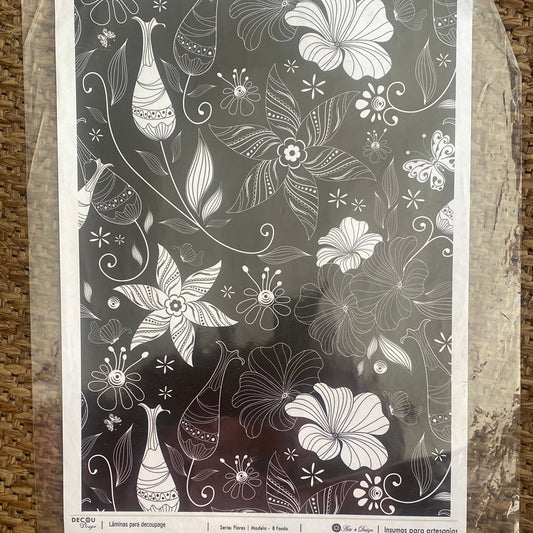 LAMINAS PARA DECOUPAGE   FONDOS 21 x 30 cm
