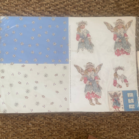 LAMINAS PARA DECOUPAGE   TRIDIMENSIONAL NIÑAS 21 x 30 cm