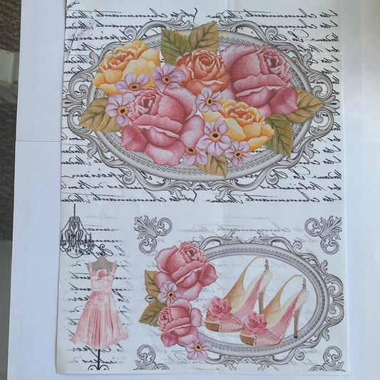 LAMINAS PARA TRANSFERENCIA (20x25) FLORES