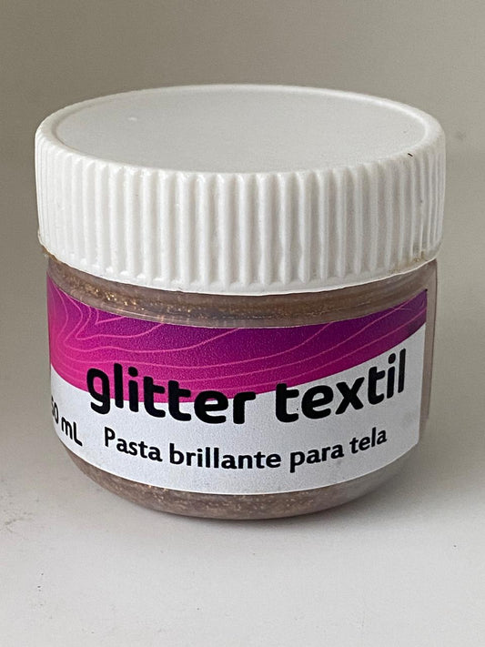 GLITTER TEXTIL RMC 50 ML COBRE
