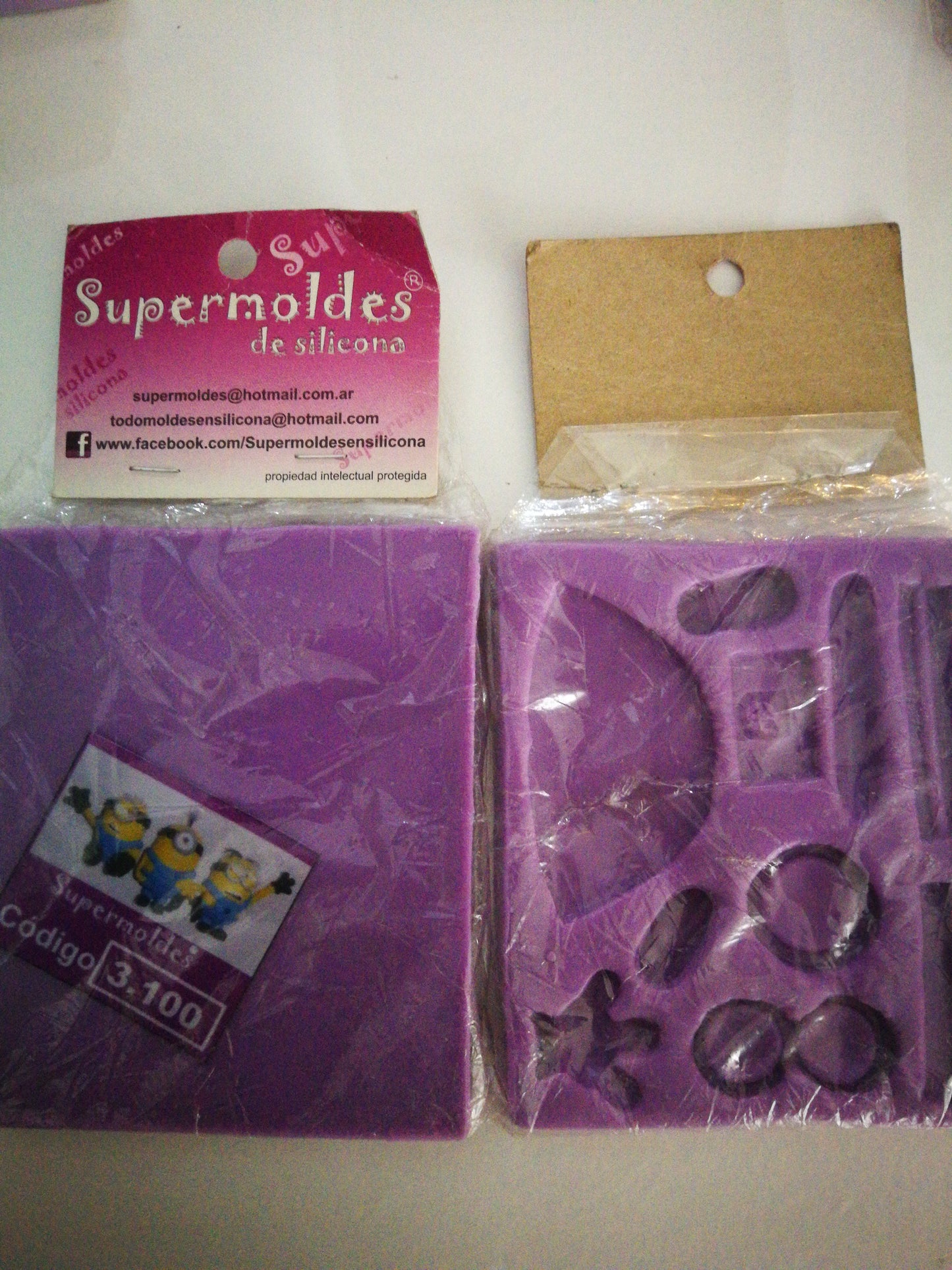 MOLDE SILICONA MINIONS SUPERMOLDE