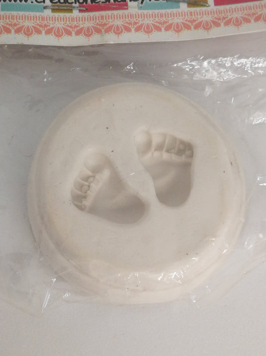 MOLDE SILICONA PIES PEQUEÑOS