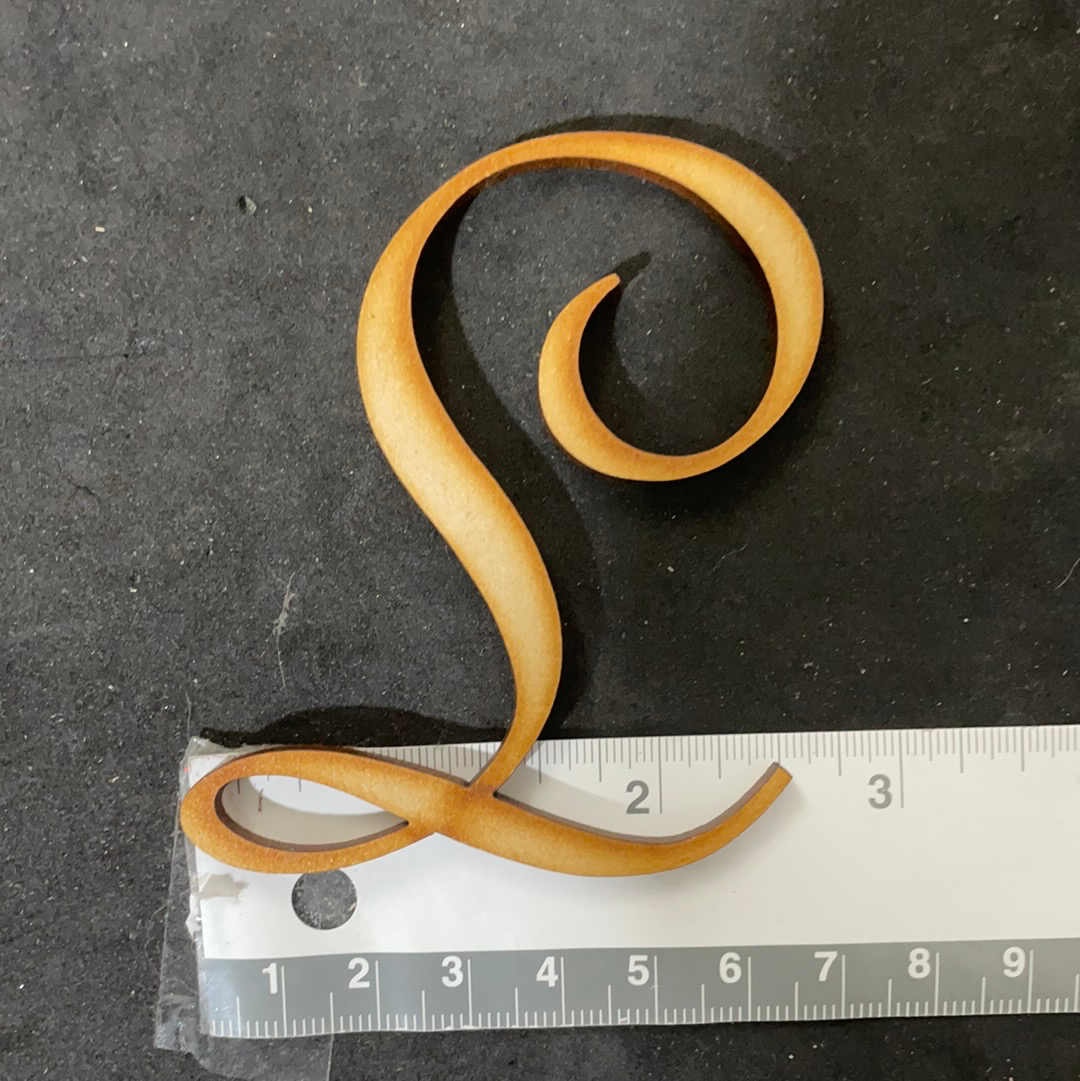 LETRAS GÓTICAS Y NÚMERO LÁSER 7cm