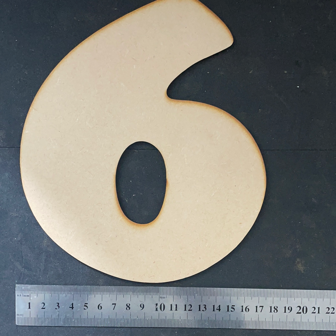 NÚMERO DE MADERA PARA LOGOTIPOS Y DECORACIÓN