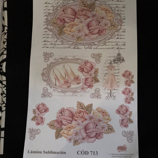 LAMINAS PARA SUBLIMAR 30 x 50 VINTAGE