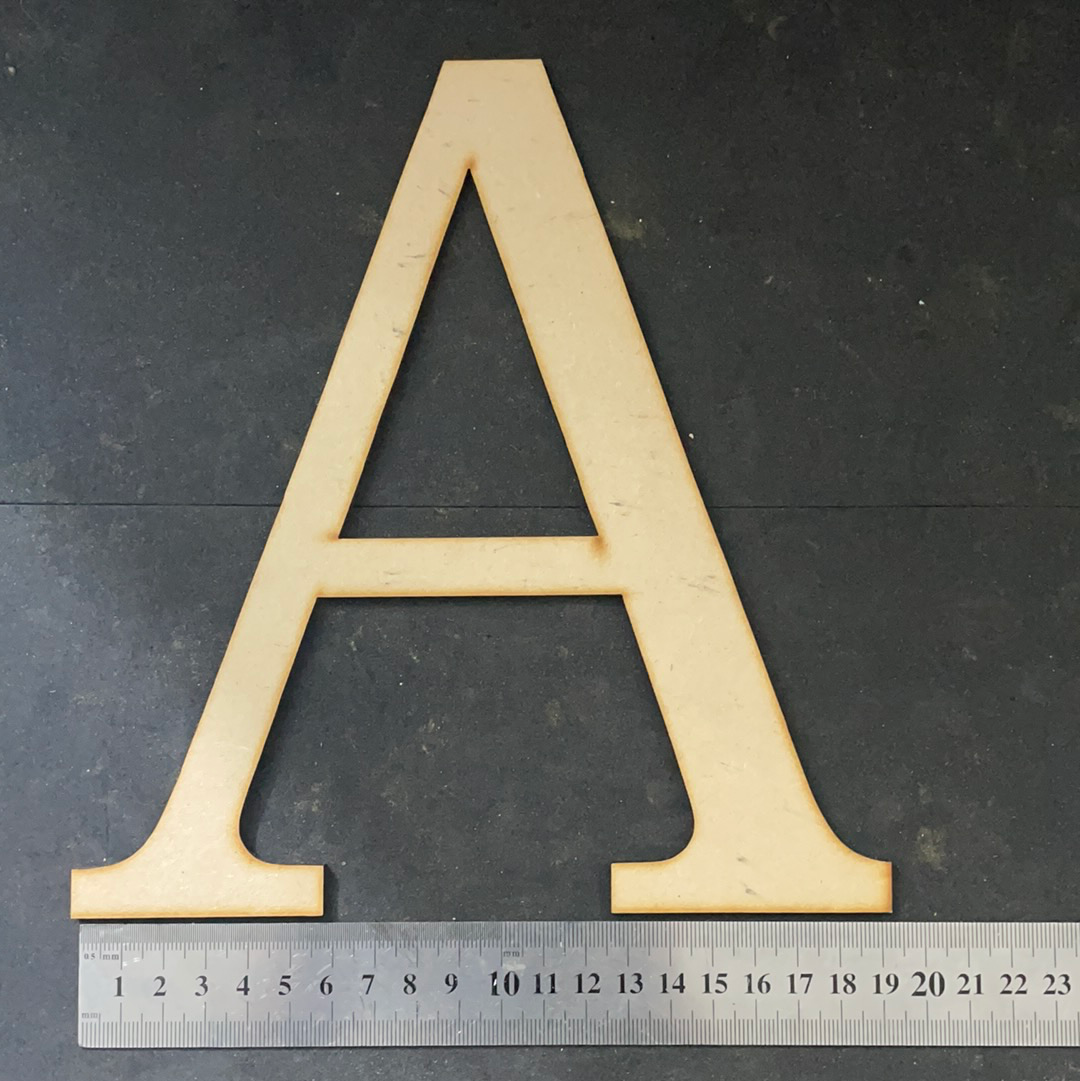 NÚMERO y LETRA DE MADERA LÁSER RMC