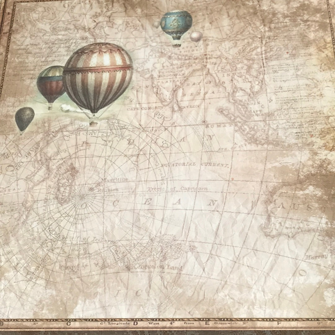 LAMINAS STAMPERIA  DOBLES PARA SCRAP SEA LAND