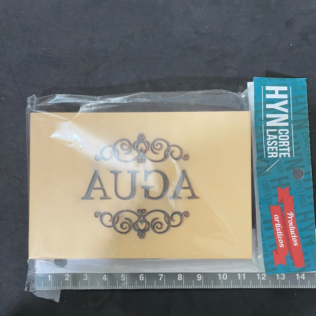 MOLDE Porcelana en relieve AGUA 12x8cm hyn