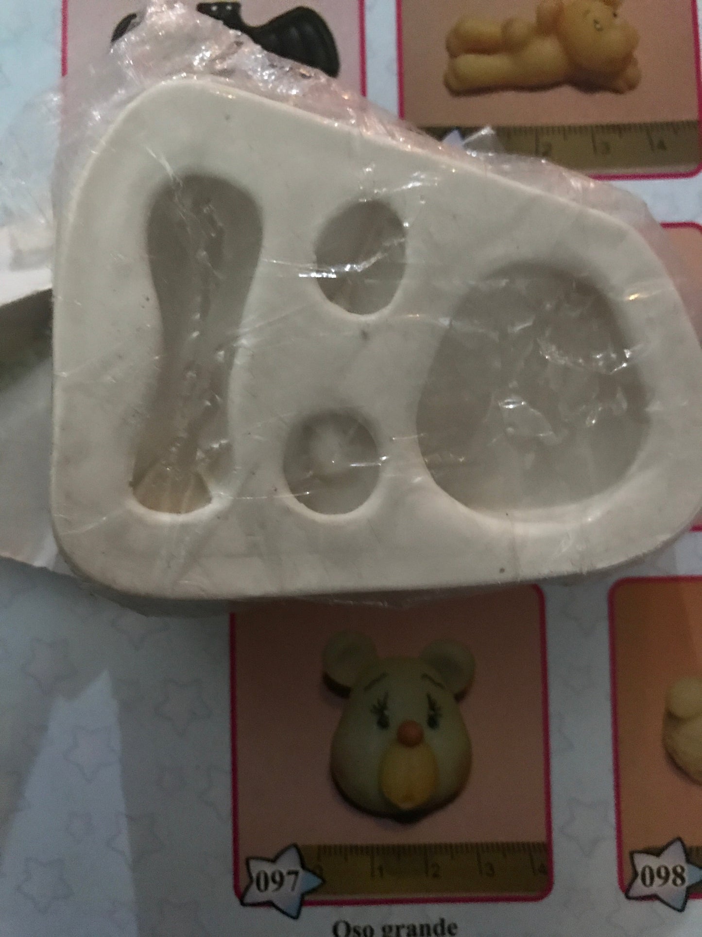 MOLDE SILICONA OSO GRANDE NANCY