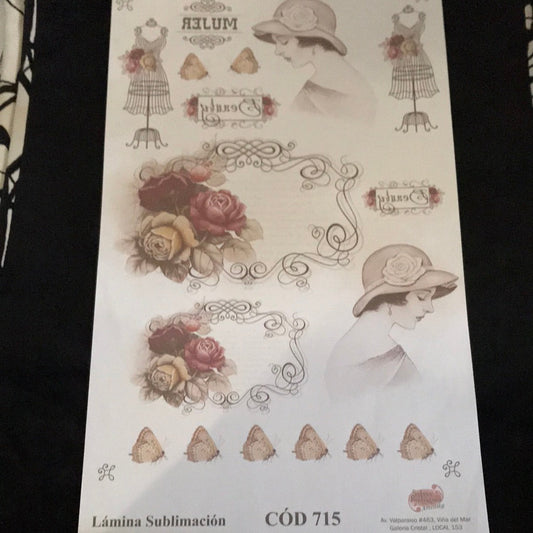 LAMINAS PARA SUBLIMAR 35 x 54 VINTAGE