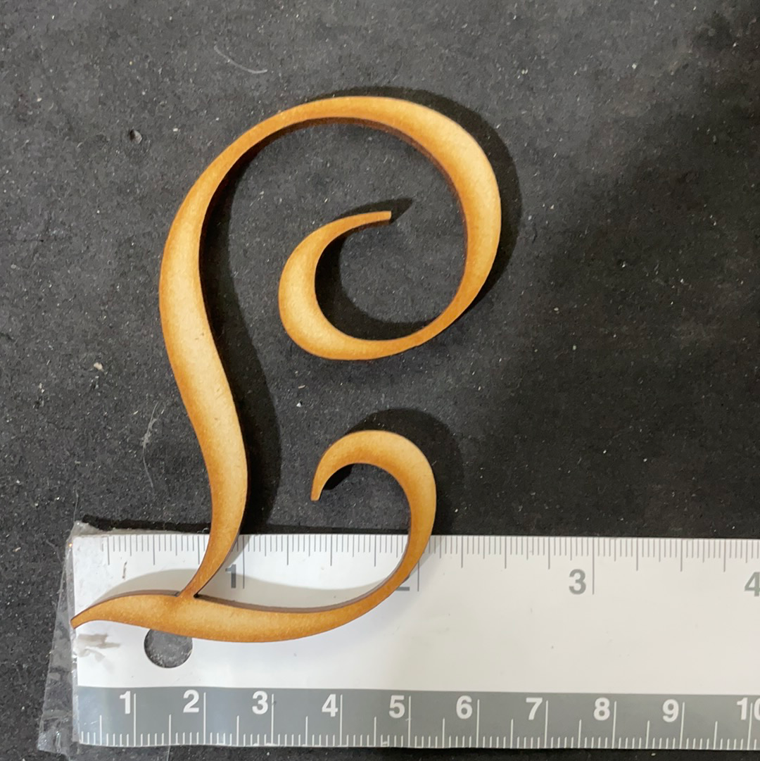 LETRAS GÓTICAS Y NÚMERO LÁSER 7cm