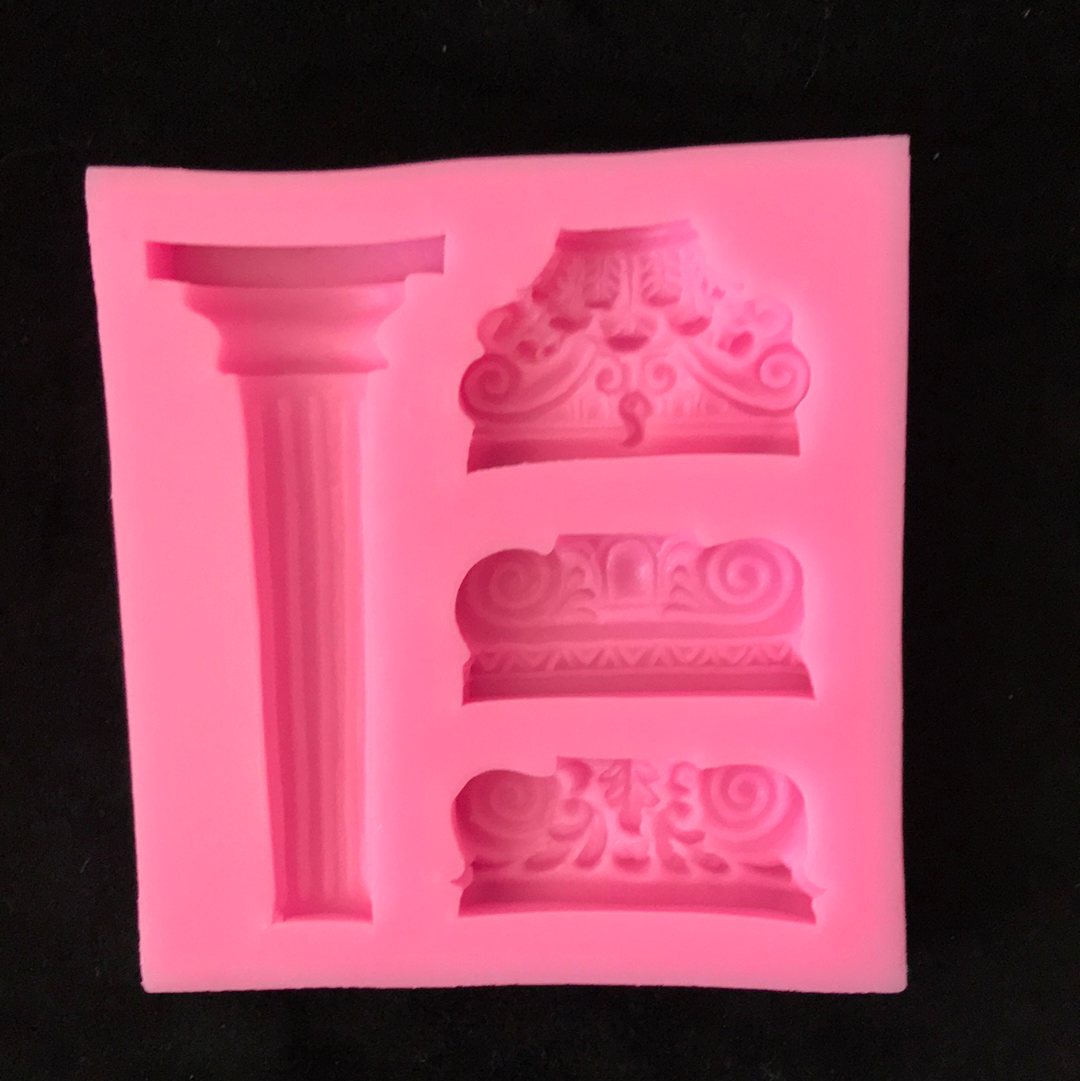 MOLDE SILICONA COLUMNA