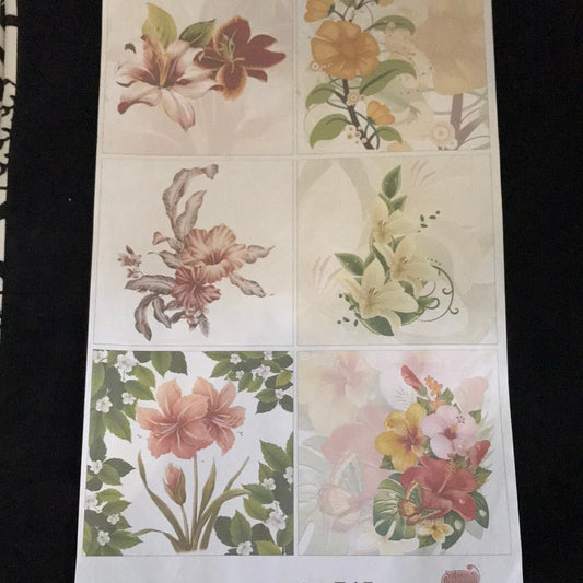 LAMINAS PARA SUBLIMAR 35 x 54 FLORES