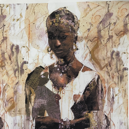 LÁMINA PARA DECOUPAGE- ETNICA 15X15