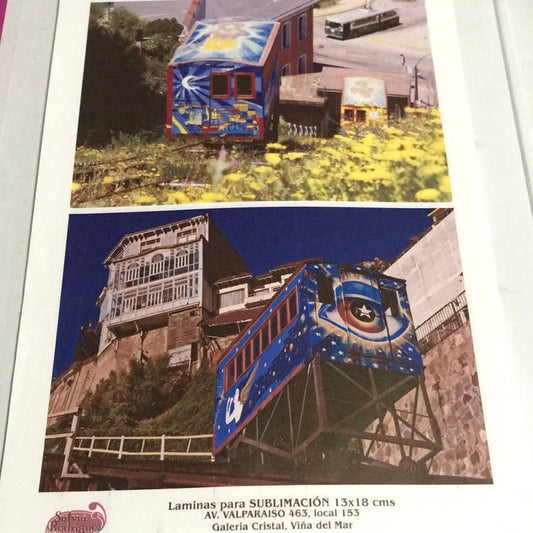 LÁMINA PARA SUBLIMACIÓN VALPARAISO