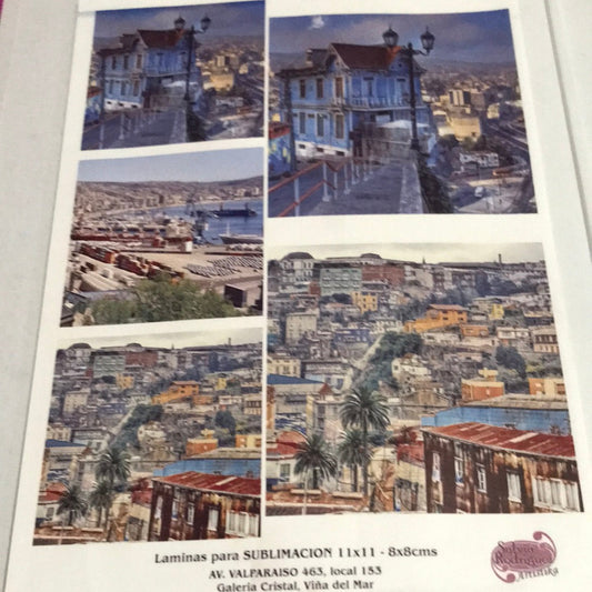 LÁMINA PARA SUBLIMACIÓN VALPARAISO