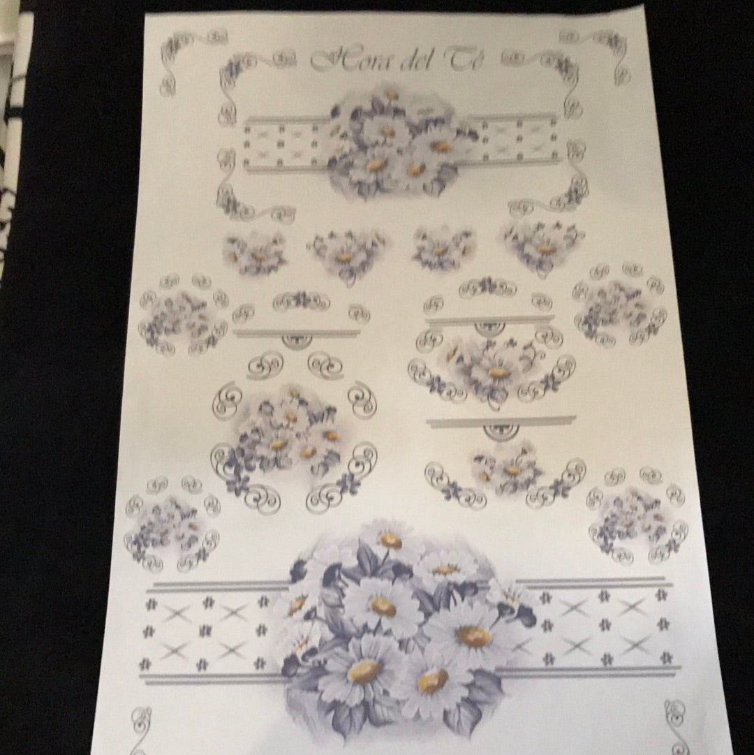 LAMINAS PARA SUBLIMAR 30 x 50 FLORES