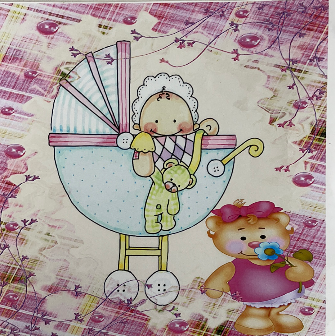 LÁMINA PARA DECOUPAGE- 15X15