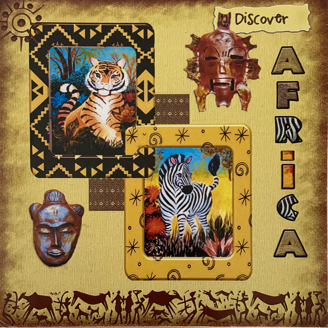 LÁMINA PARA DECOUPAGE- ETNICA 15X15