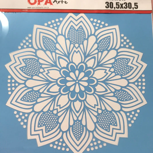 STENCIL 30,5X30,5 OPA VARIOS