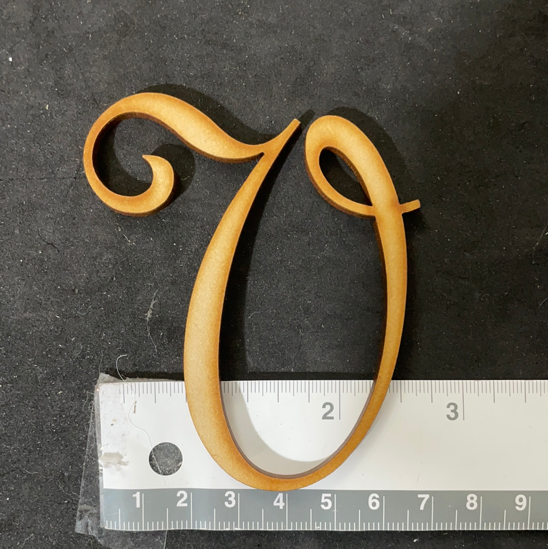 LETRAS GÓTICAS Y NÚMERO LÁSER 7cm