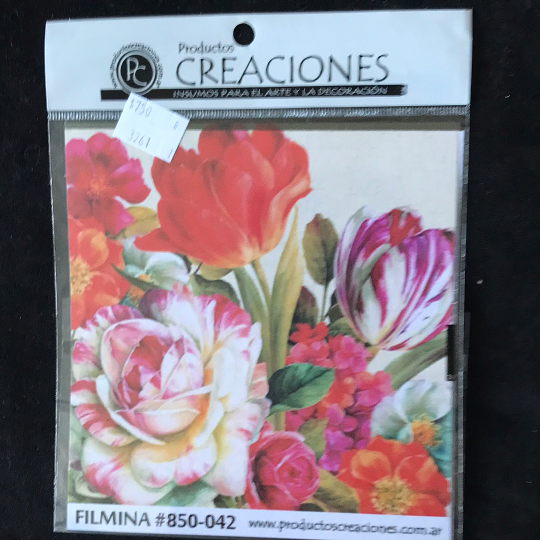 LAMINAS FILMINA O CRISTA , n42 medidas 14 x 14