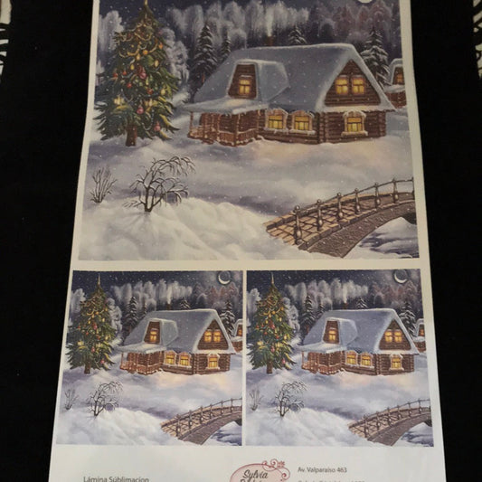 LAMINAS PARA SUBLIMAR 30 x 50 NAVIDAD