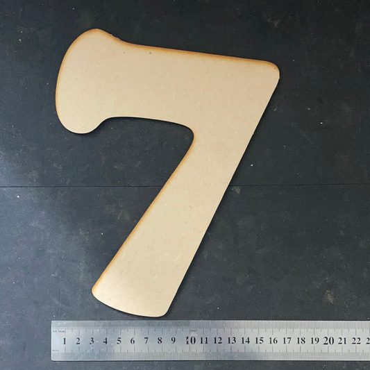 NÚMERO DE MADERA PARA LOGOTIPOS Y DECORACIÓN