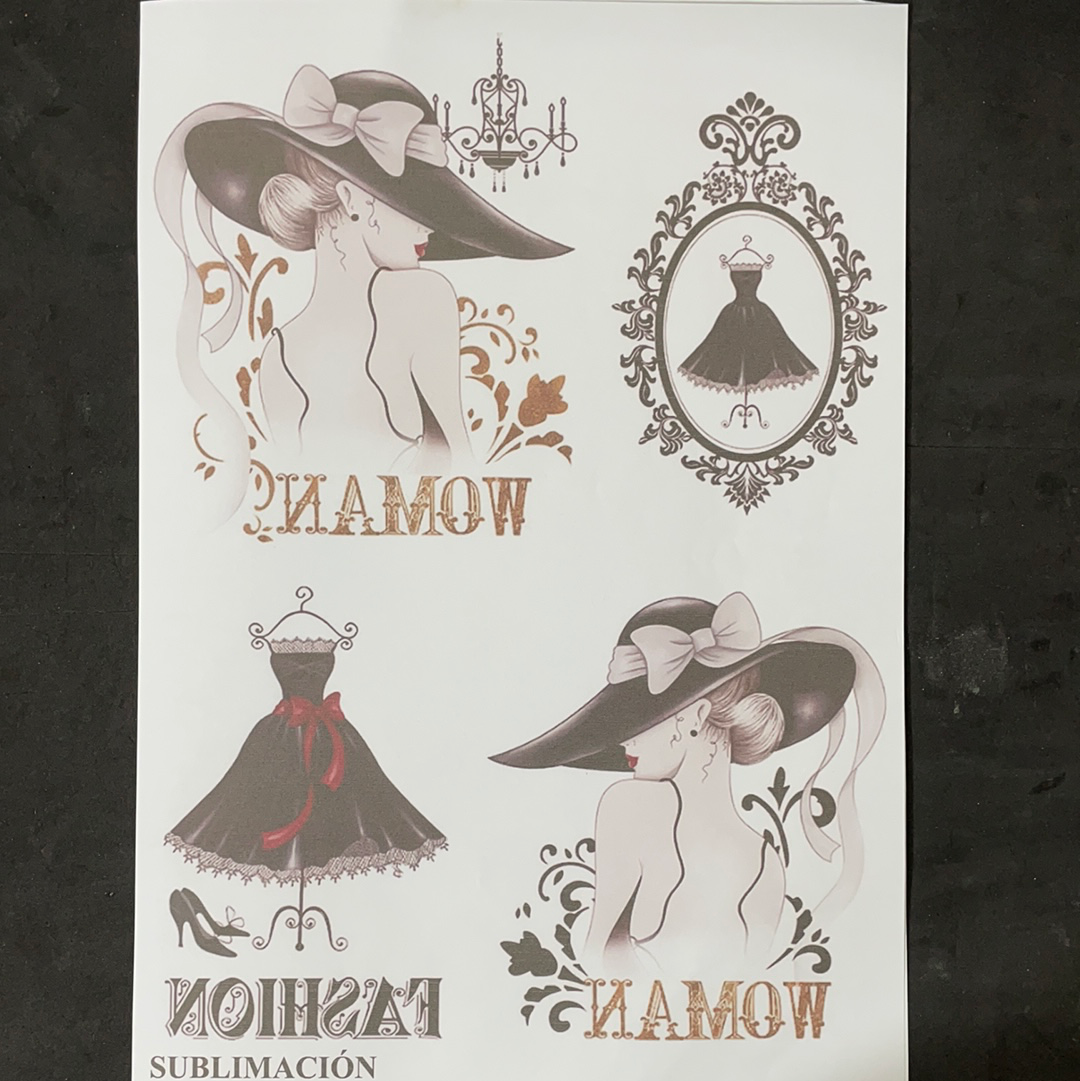 LÁMINA VINTAGE PARA SUBLIMACIÓN