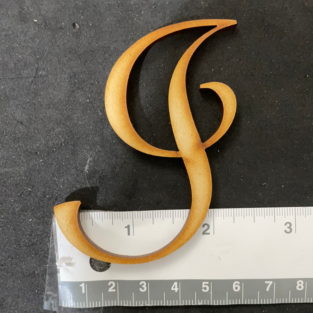 LETRAS GÓTICAS Y NÚMERO LÁSER 7cm