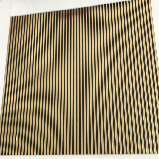 LAMINAS METALIZADAS TEC NEGRO/ORO