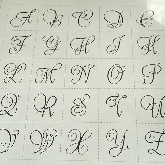 LAMINAS STAMPERIA  DOBLES PARA SCRAP LETTERS