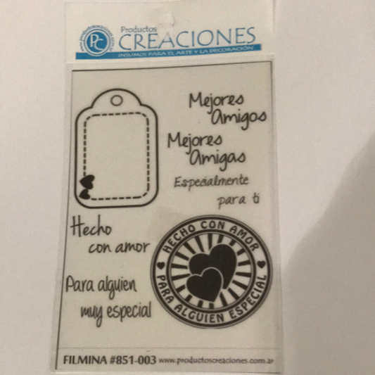 LAMINAS FILMINA O CRISTAL, medidas 10 x 15