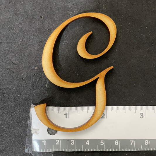 LETRAS GÓTICAS Y NÚMERO LÁSER 7cm